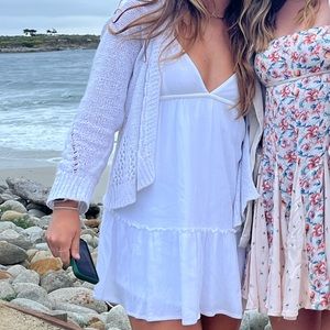 Garage White Flowy Dress Size M